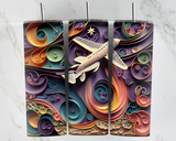 Aeroplane quilling - 20oz Tumbler