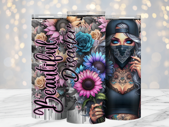 Beautiful Disaster - 20oz Tumbler