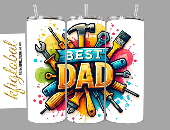 Best Dad - with tools- 20oz Tumbler