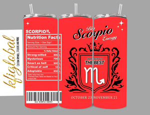 Big Scorpio energy - Zodiac sign - 20oz Tumbler