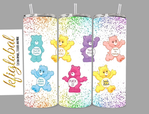 Colourful Swear Bears - 20oz Tumbler