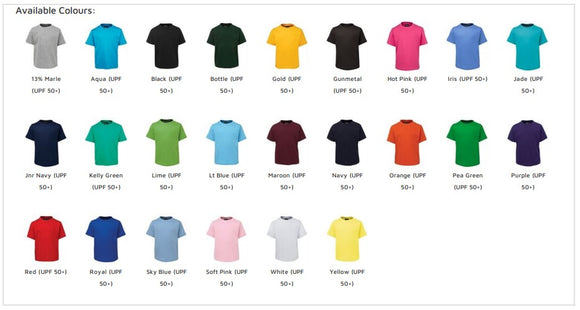 Children's Custom Short Sleeve T-Shirt - Custom Colour