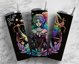 Libra - Zodiac Sign - Rainbow Girl - 20oz Tumbler