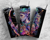 Sagittarius - Zodiac Sign - Rainbow Girl - 20oz Tumbler