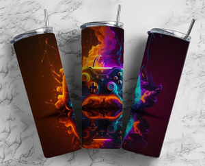 Smoking Gamer Controller - Design 3 - 20oz Tumbler