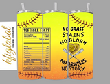 Softball Facts - 20oz Tumbler