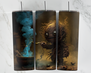 Voodoo Doll with Smoking Bowl - 20oz Tumbler