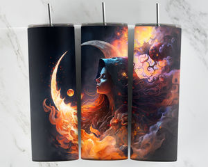 Witch with Moon - 20oz Tumbler