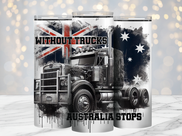 Without trucks Australia Stops - 20oz Tumbler