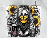 You Got This with girl and sunflowers - 20oz Tumbler