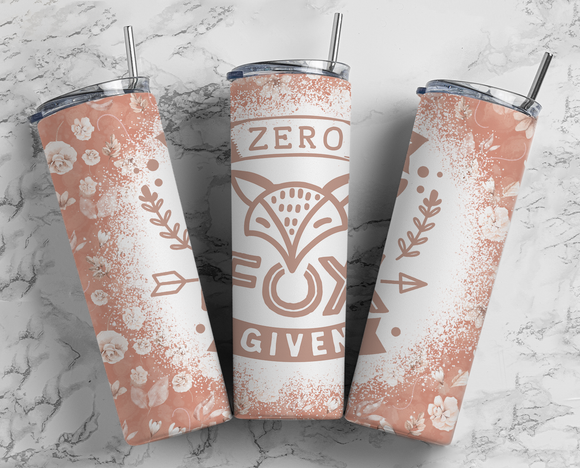 Zero Fox Given - Beige - 20oz Tumbler