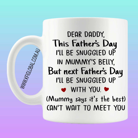 Dear Daddy, This Father's Day Mug Design