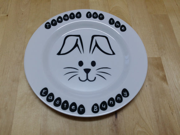 Easter Bunny Plate - Treats for the Easter Bunny