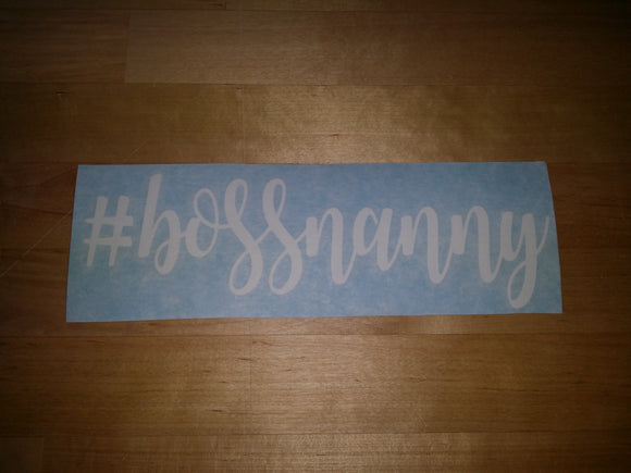 #Bossnanny Sticker