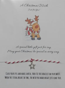 A Christmas Wish - Christmas Token Gift - Wish Bracelet