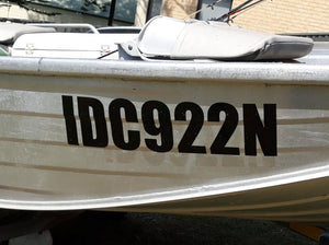 Boat Registration Stickers