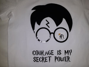 Courage is my secret power design - All Ages - Harry Potter inspired