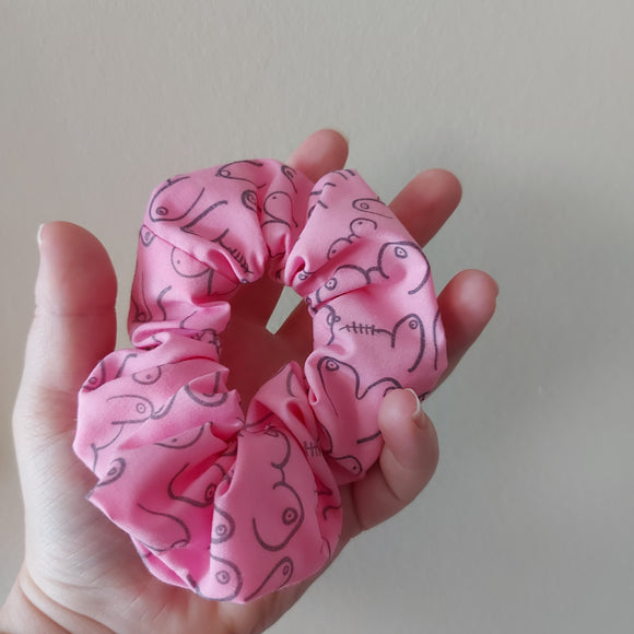 Pink Boobies Wristie - Cutie Scrunchie