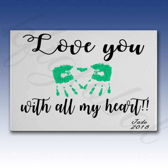 Love You with all my heart Design