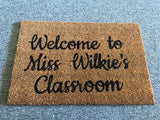 Welcome to Teachers Classroom Doormat - Doormats R Us