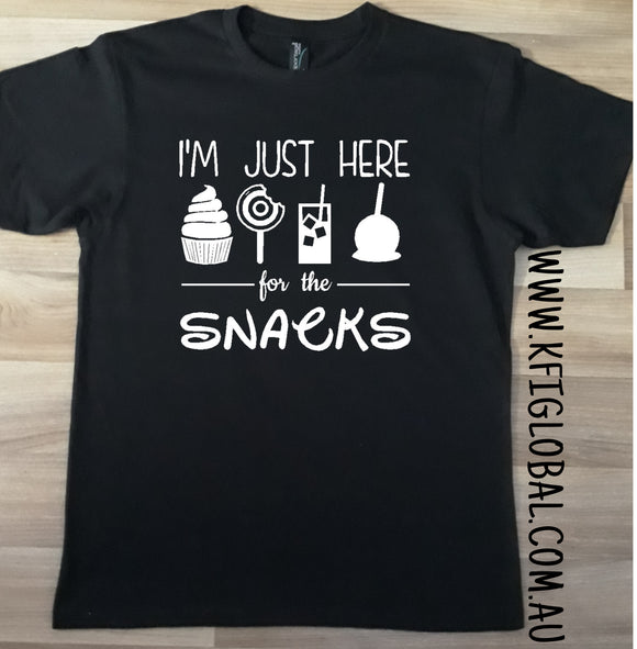 I'm just here for the snacks design - All ages - Design 2