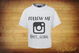 Adult Brand Rep Shirt - Follow - Instagram - customizable - brand enthusiasts - rep life