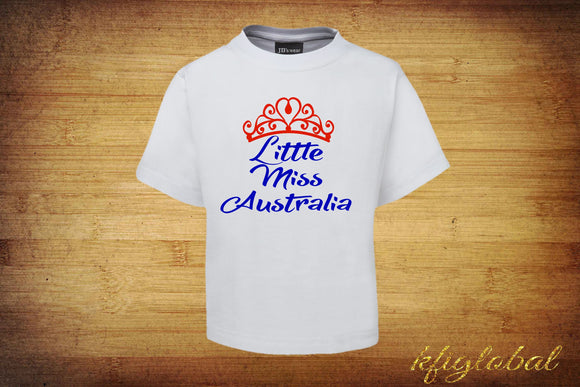 Little Miss Australia Tee - Childrens
