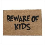 Beware of Kids Doormat - Doormats R Us