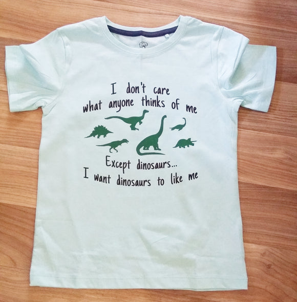 I want Dinosaurs to like me Shirt - childrens