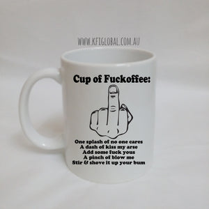 Cup of Fuckoffee Mug Design