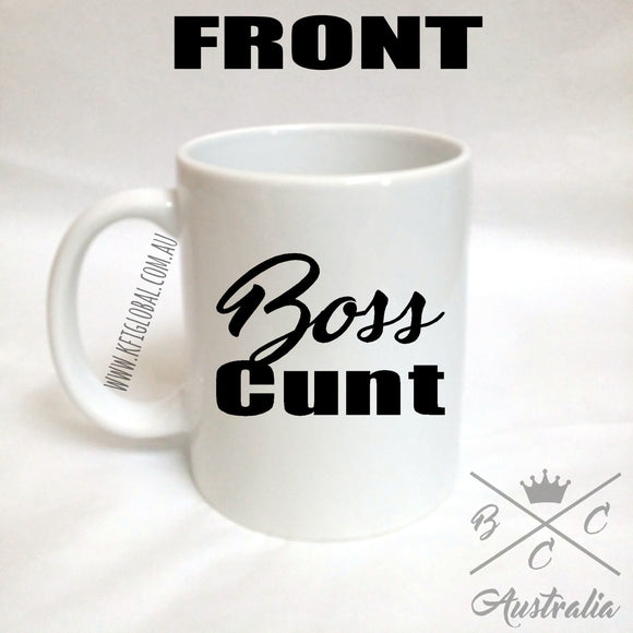 Boss Cunt BCCA Mug Design