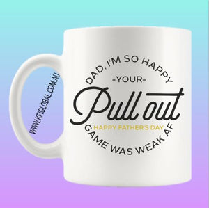 Dad, I'm so happy Mug Design