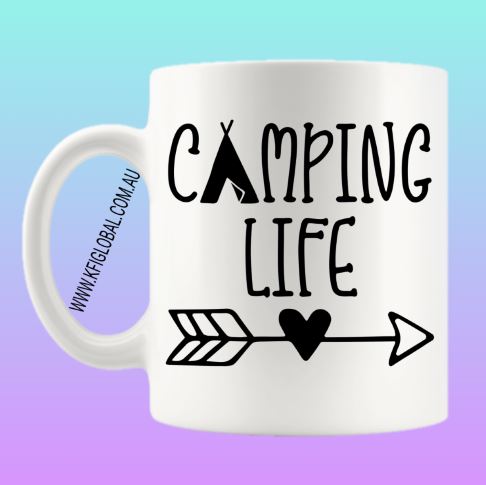 Camping Life Mug Design