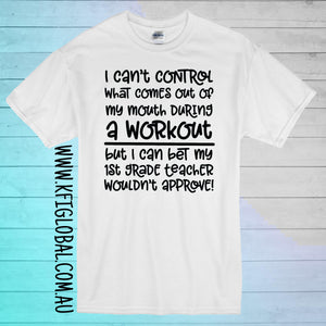 I can't control what comes out of my mouth Design