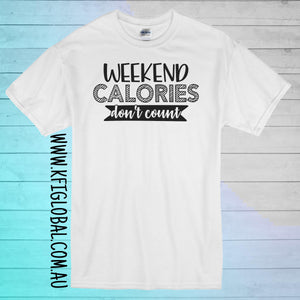 Weekend Calories don't count Design