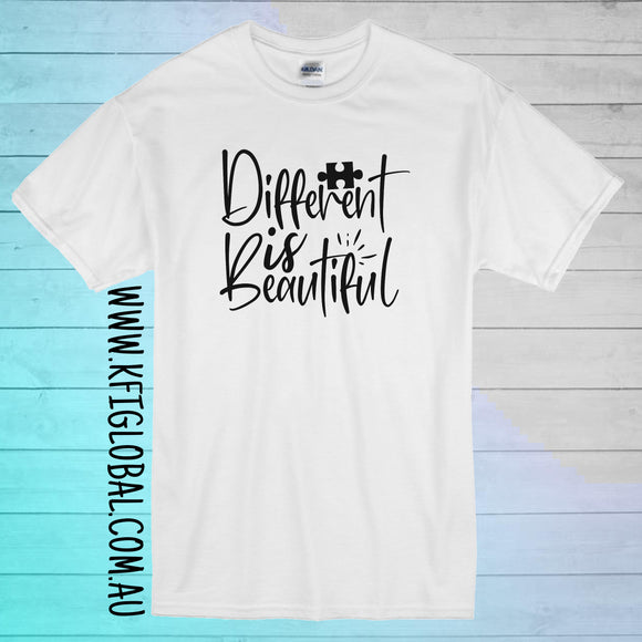 Different is Beautiful design - All ages - Autism Awareness