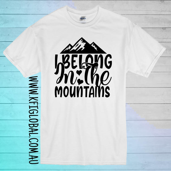 I belong in the mountains Design