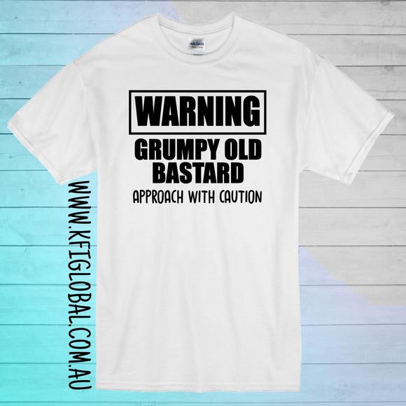 Warning Grumpy Old Bastard Design