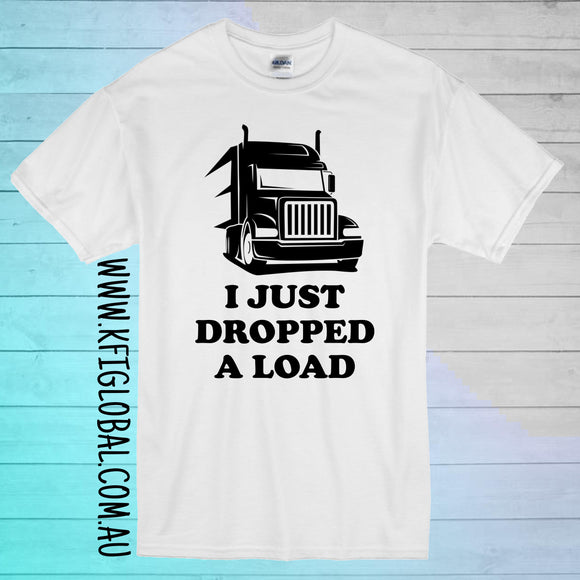 I just dropped a load design - All ages - truck driver