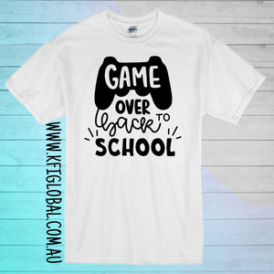 Game over back to school design - All ages