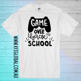Game over back to school design - All ages