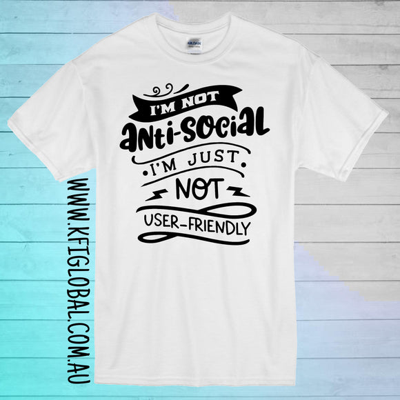 I'm not anti-social I'm just not user-friendly Design