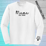 Mama Est. Design - with sleeve names