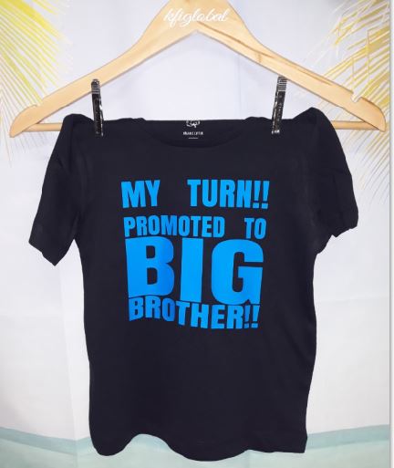 My turn!! Promoted to big brother Tee / Bodysuit