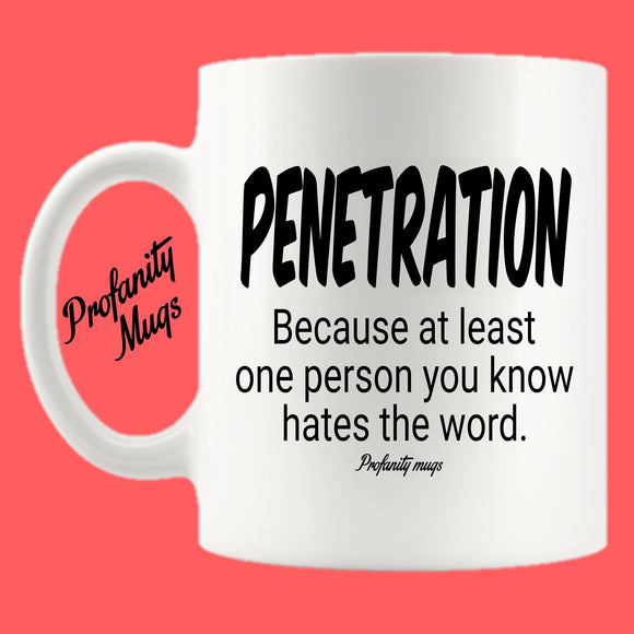 Penetration Mug Design - Profanity Mugs