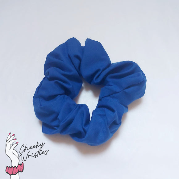 Dark Royal Blue Wristie - Cutie Scrunchie - School Scrunchie