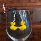 Rubber Duckie Dangle Earrings