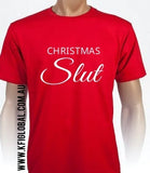 Adults Rude Christmas t-shirts - RED SHIRT