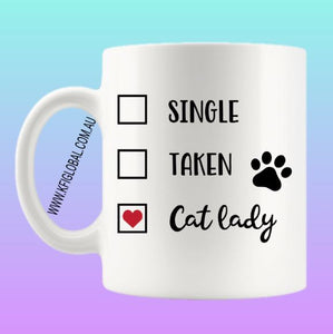 Cat Lady Mug Design