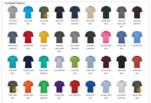 Adult Custom Short Sleeve T-Shirt - Custom Colour